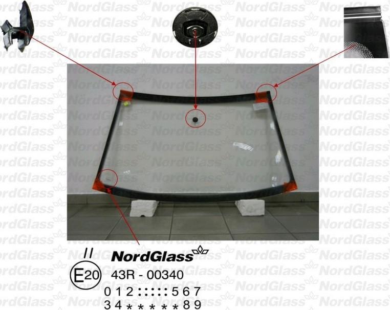 NordGlass 4044262 - Tuulilasi inparts.fi