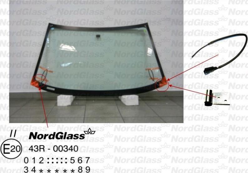 NordGlass 4044236 - Tuulilasi inparts.fi