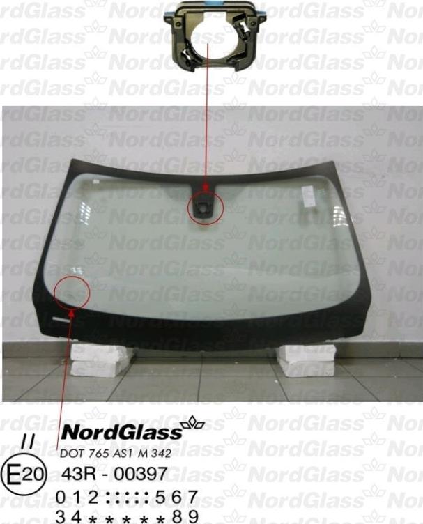 NordGlass 4044723 - Tuulilasi inparts.fi