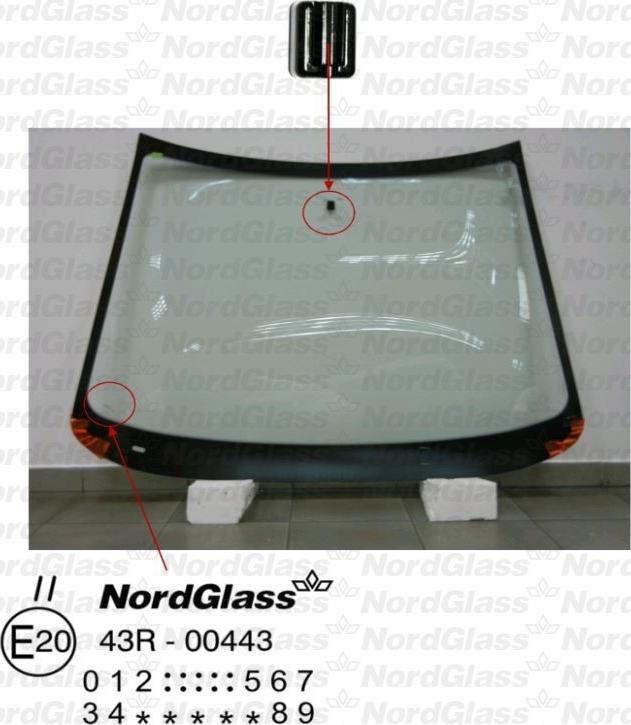 NordGlass 4044772 - Tuulilasi inparts.fi