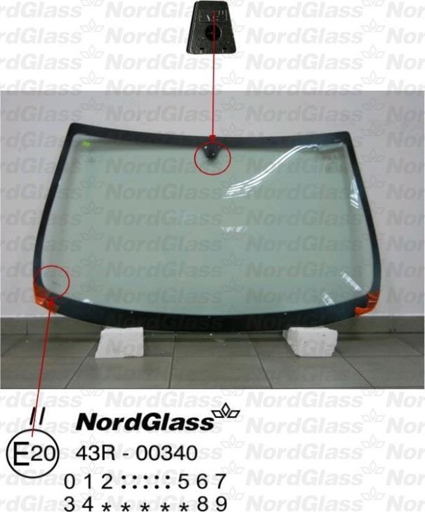 NordGlass 4045446 - Tuulilasi inparts.fi