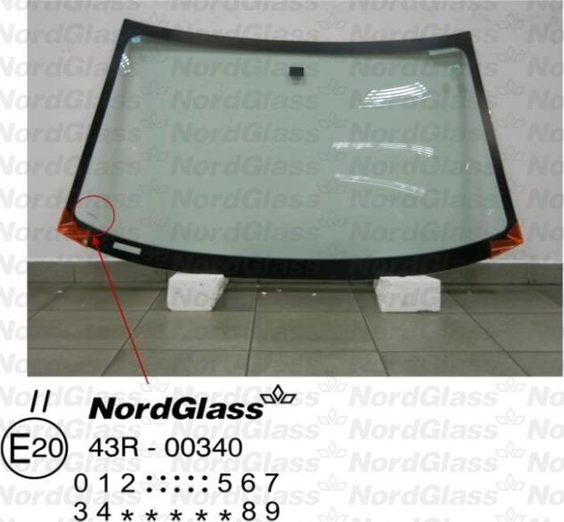 NordGlass 4045632 - Tuulilasi inparts.fi