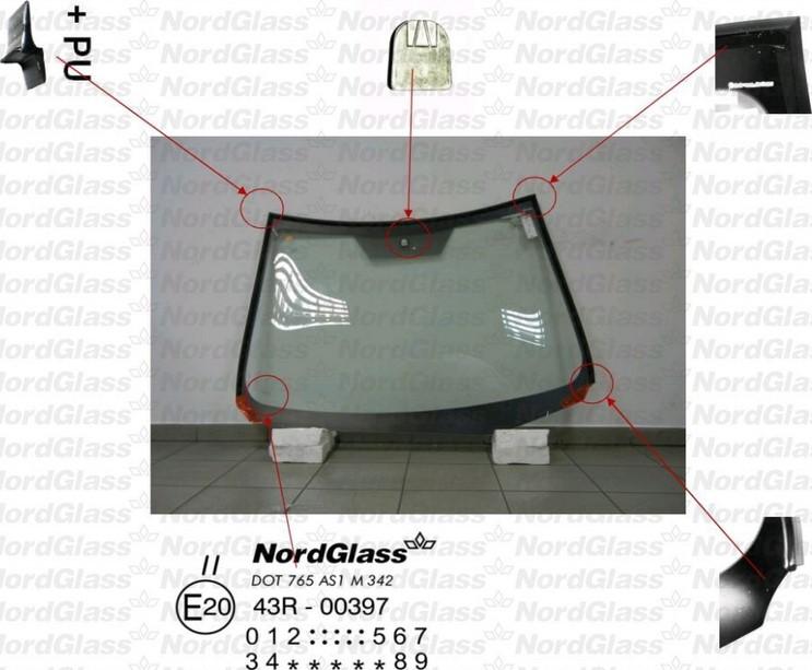 NordGlass 4045817 - Tuulilasi inparts.fi