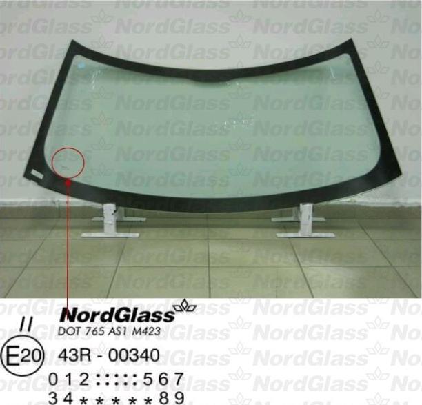 NordGlass 4043942 - Tuulilasi inparts.fi