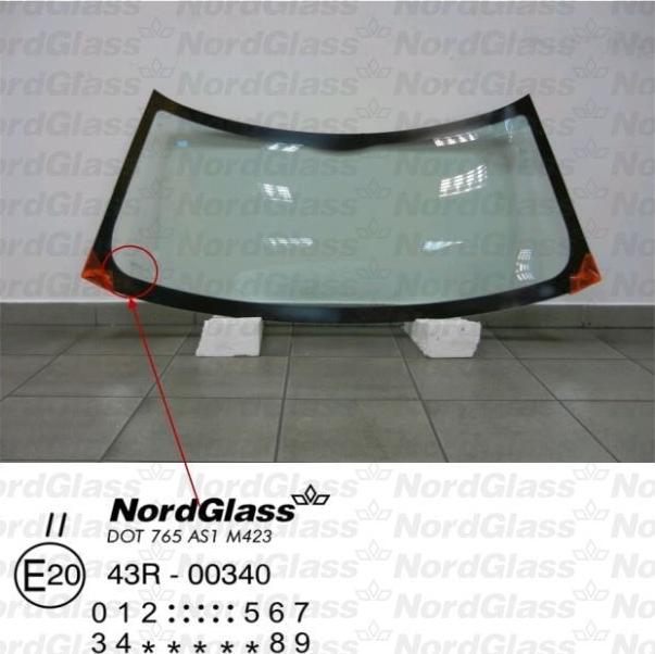 NordGlass 4043332 - Tuulilasi inparts.fi