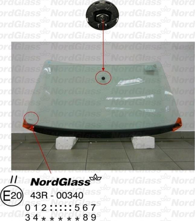 NordGlass 4042499 - Tuulilasi inparts.fi