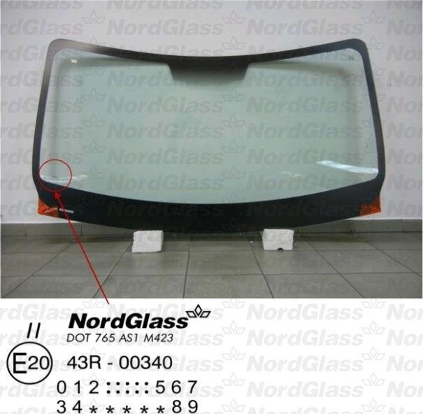 NordGlass 4042610 - Tuulilasi inparts.fi