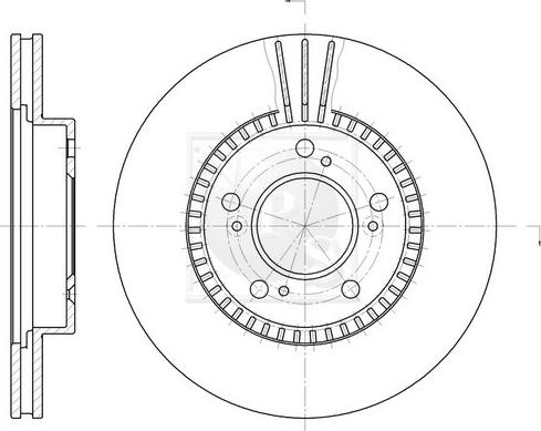 Blue Print ADH24343 - Jarrulevy inparts.fi