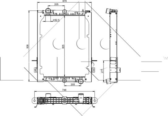 NRF 509585 - Jäähdytin,moottorin jäähdytys inparts.fi