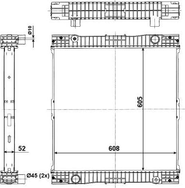 NRF 509713X - Jäähdytin,moottorin jäähdytys inparts.fi