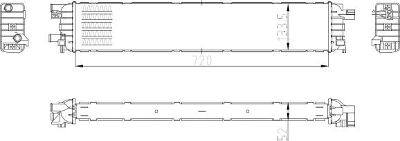 NRF 50037 - Jäähdytin,moottorin jäähdytys inparts.fi