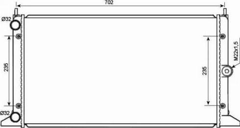 NRF 519522 - Jäähdytin,moottorin jäähdytys inparts.fi