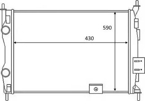 NRF 58459 - Jäähdytin,moottorin jäähdytys inparts.fi