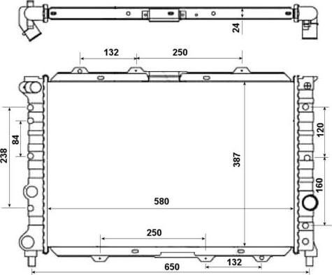 NRF 58202 - Jäähdytin,moottorin jäähdytys inparts.fi