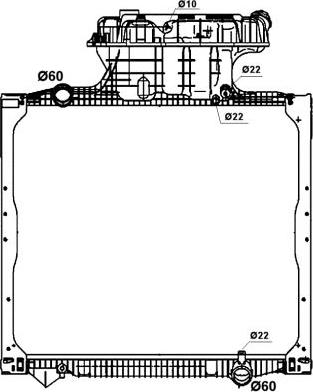 NRF 58278 - Jäähdytin,moottorin jäähdytys inparts.fi