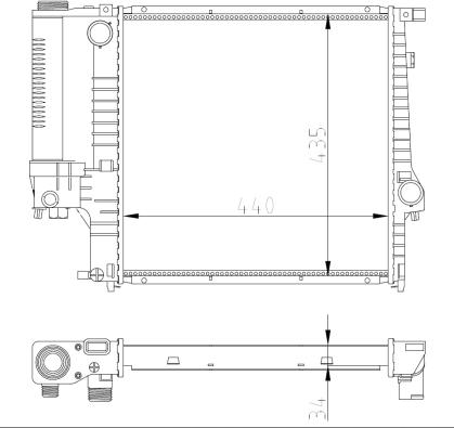 NRF 53849A - Jäähdytin,moottorin jäähdytys inparts.fi