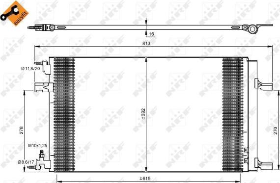 NRF 35919 - Lauhdutin, ilmastointilaite inparts.fi