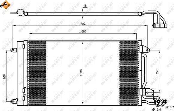 NRF 35910 - Lauhdutin, ilmastointilaite inparts.fi