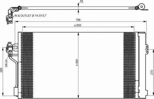 NRF 35934 - Lauhdutin, ilmastointilaite inparts.fi