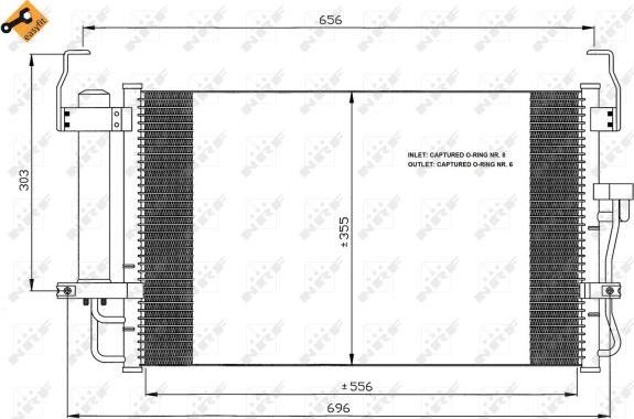 NRF  35474 - Lauhdutin, ilmastointilaite inparts.fi