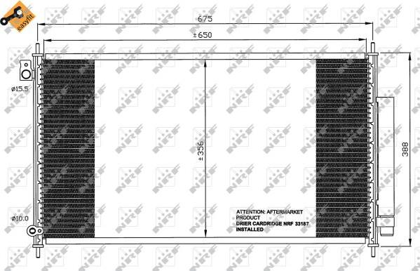 NRF 35559 - Lauhdutin, ilmastointilaite inparts.fi