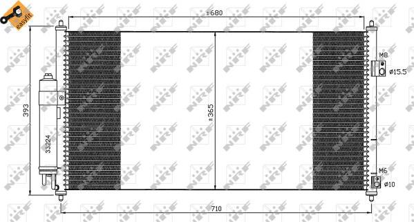 NRF 35550 - Lauhdutin, ilmastointilaite inparts.fi