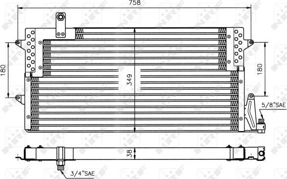 NRF 35534 - Lauhdutin, ilmastointilaite inparts.fi