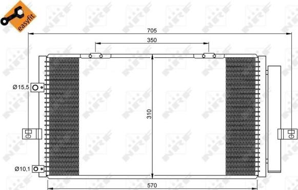 NRF 35659 - Lauhdutin, ilmastointilaite inparts.fi