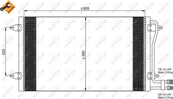 NRF 35656 - Lauhdutin, ilmastointilaite inparts.fi