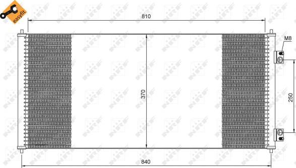 NRF 35651 - Lauhdutin, ilmastointilaite inparts.fi