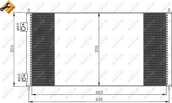 NRF 35663 - Lauhdutin, ilmastointilaite inparts.fi