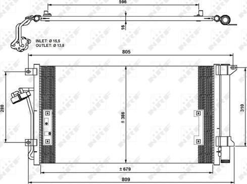 NRF 35639 - Lauhdutin, ilmastointilaite inparts.fi