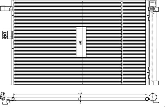 NRF 350462 - Lauhdutin, ilmastointilaite inparts.fi