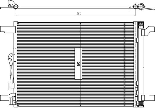 NRF 350509 - Lauhdutin, ilmastointilaite inparts.fi