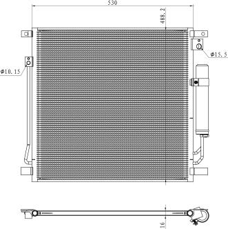 NRF 350502 - Lauhdutin, ilmastointilaite inparts.fi