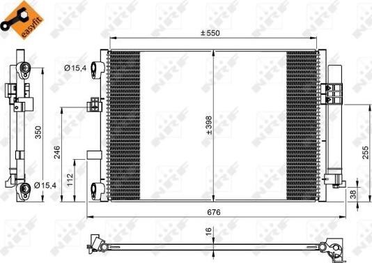 NRF 350210 - Lauhdutin, ilmastointilaite inparts.fi