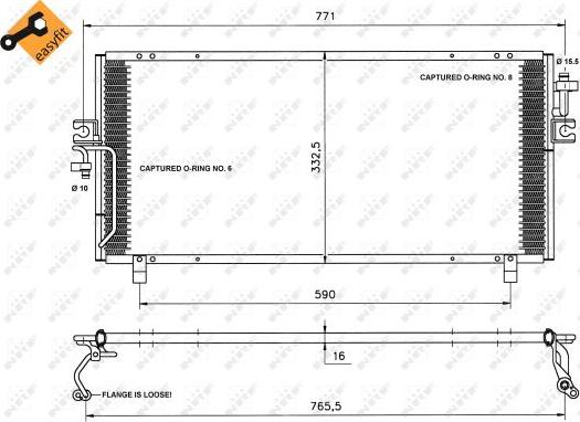 NRF 35195 - Lauhdutin, ilmastointilaite inparts.fi