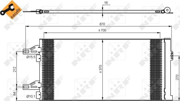 NRF 35895 - Lauhdutin, ilmastointilaite inparts.fi