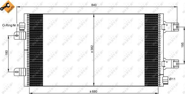 NRF 35880 - Lauhdutin, ilmastointilaite inparts.fi