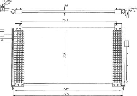 NRF 35341 - Lauhdutin, ilmastointilaite inparts.fi