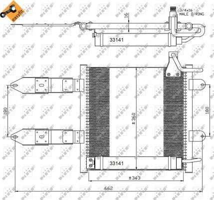 NRF 35367 - Lauhdutin, ilmastointilaite inparts.fi