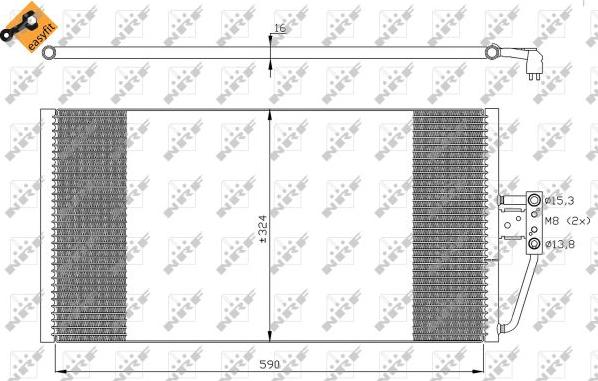 NRF 35295 - Lauhdutin, ilmastointilaite inparts.fi