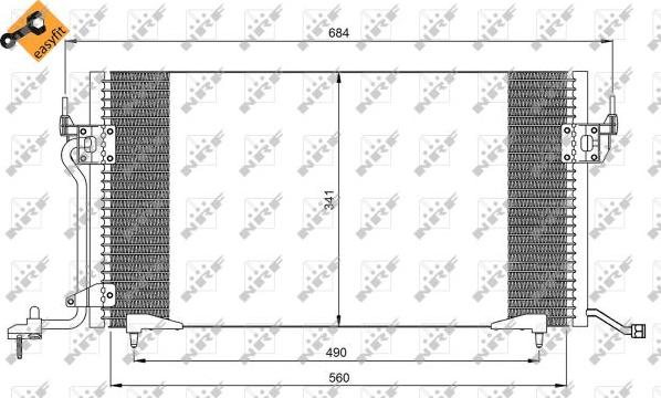 NRF 35260 - Lauhdutin, ilmastointilaite inparts.fi