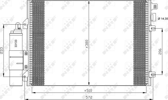 NRF 35771 - Lauhdutin, ilmastointilaite inparts.fi