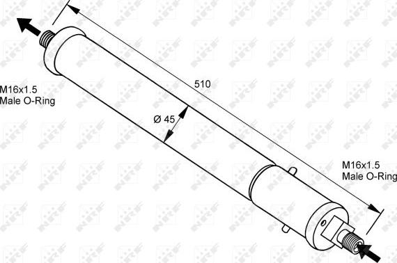 NRF 33100 - Kuivain, ilmastointilaite inparts.fi