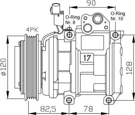 NRF 32449G - Kompressori, ilmastointilaite inparts.fi