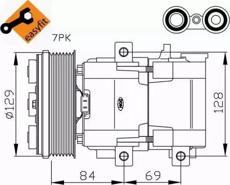 NRF 32447G - Kompressori, ilmastointilaite inparts.fi