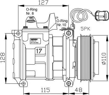 NRF 32464G - Kompressori, ilmastointilaite inparts.fi