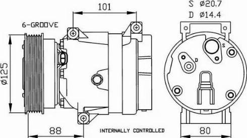 NRF 32404G - Kompressori, ilmastointilaite inparts.fi