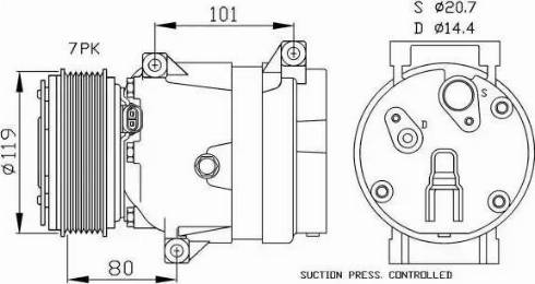 NRF 32481G - Kompressori, ilmastointilaite inparts.fi